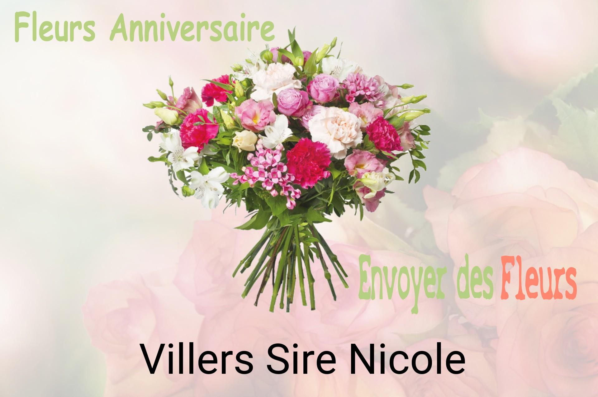 Bouquet de fleurs d’anniversaire livré à Villers-Sire-Nicole